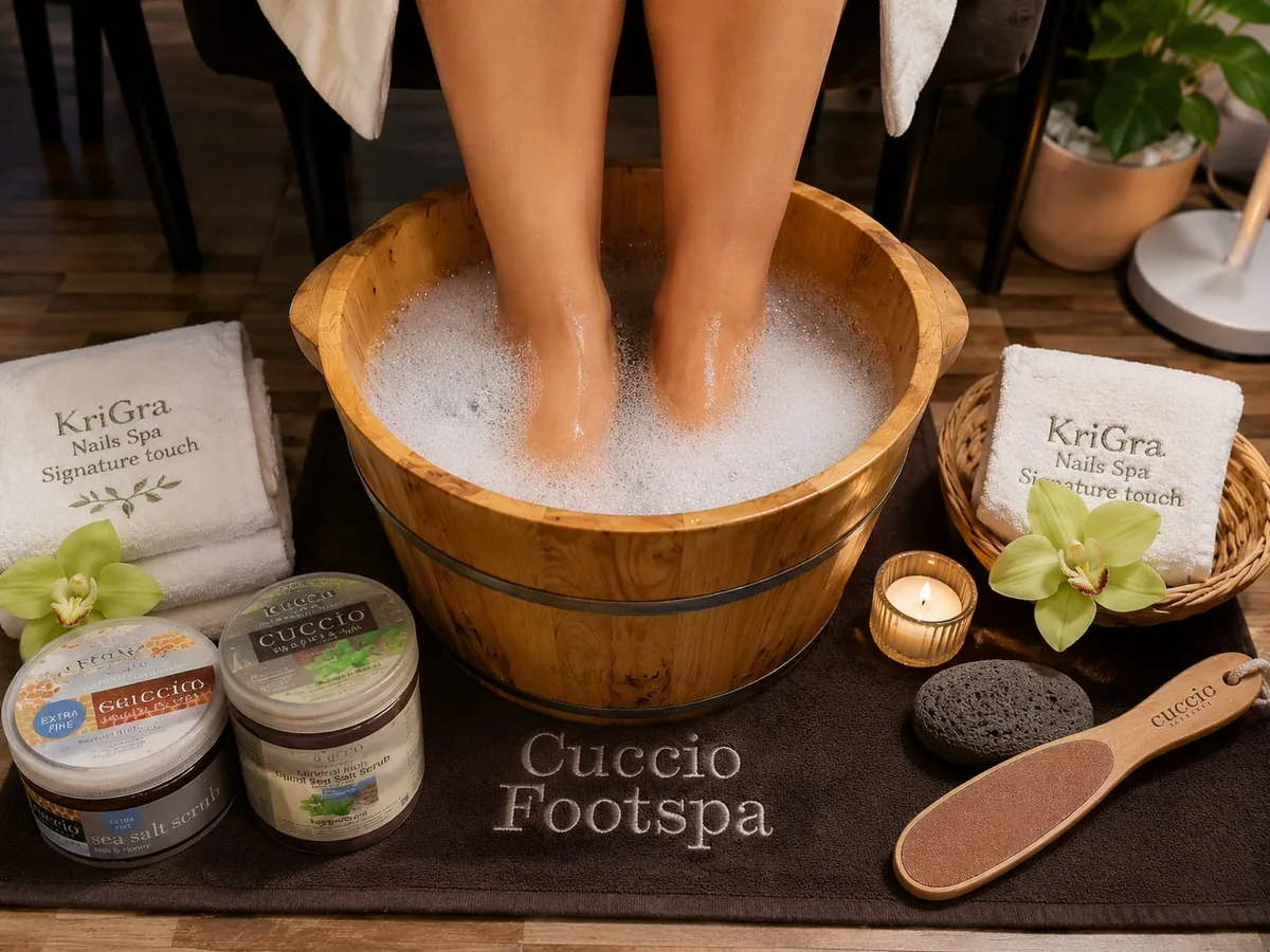 KriGra Spa wooden foot spa